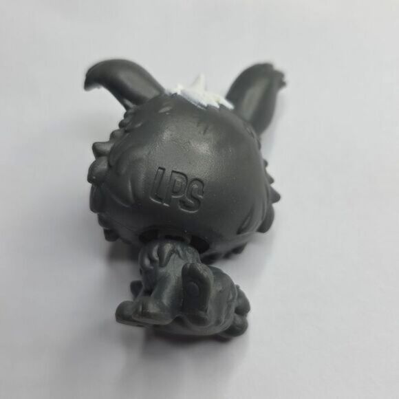 LPS Chalet Angora Gray Mini Rabbit Toy Figure - Picture 4 of 6
